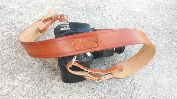Adjustable Rustic Leather Camera Strap