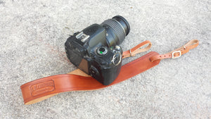 Adjustable Rustic Leather Camera Strap