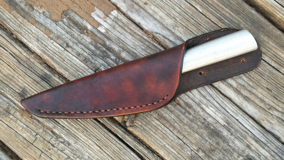 Fillet Knife Leather Sheath Handmade in the USA – Whitaker Leather