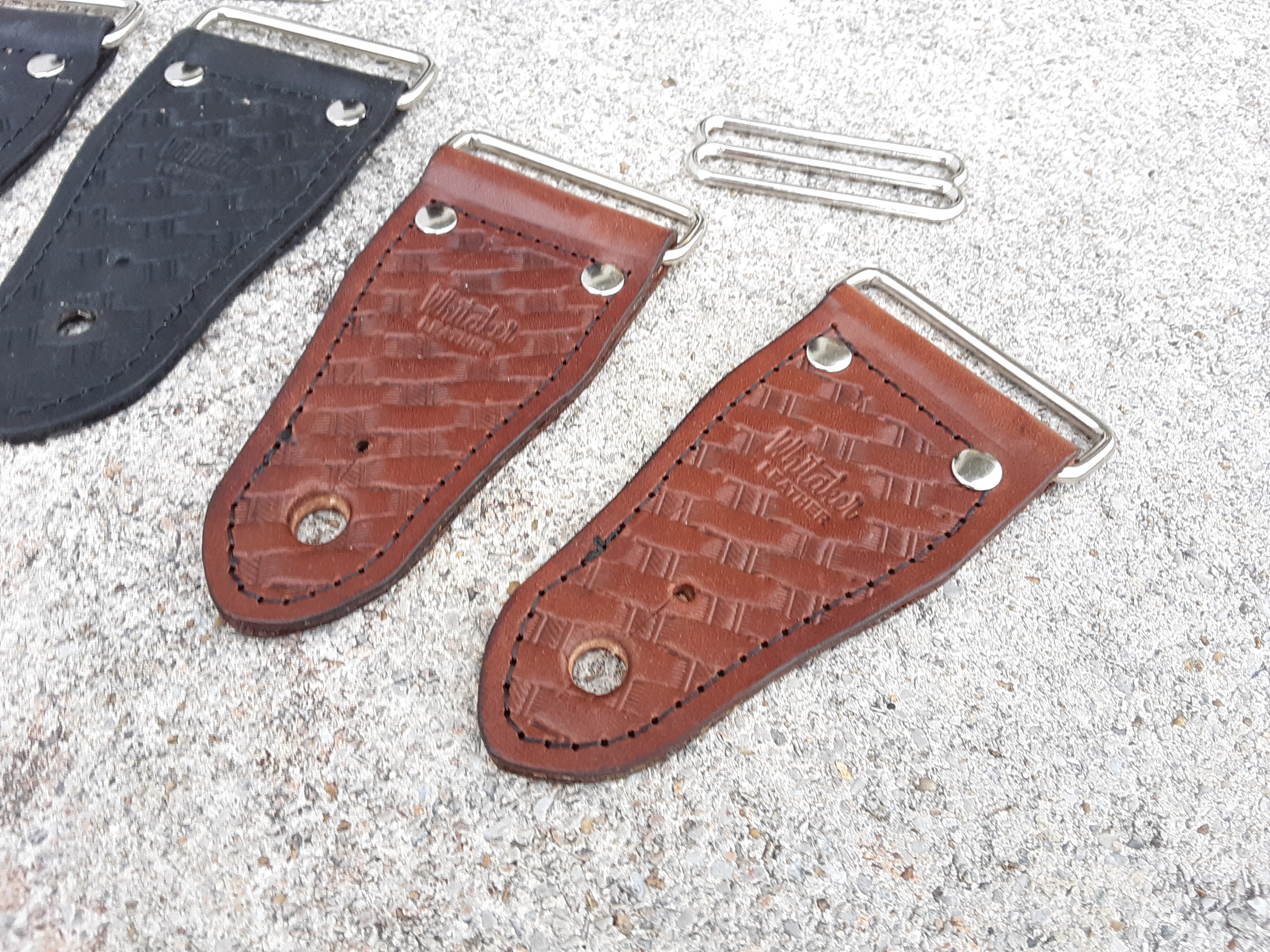 Leather Guitar Strap Kit Perfect DIY Strap Kit with Two Ends & Hardware