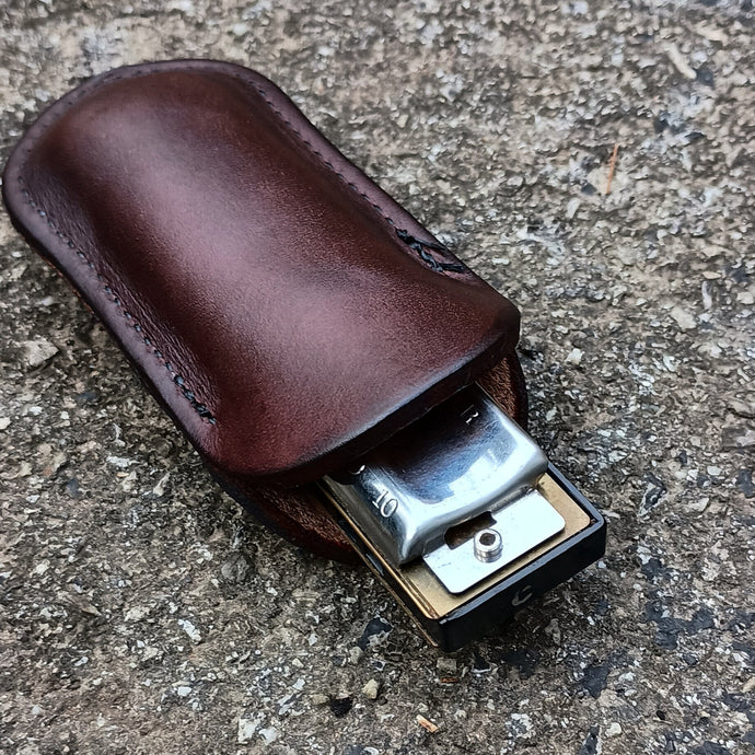Leather Harmonica Pocket Holder