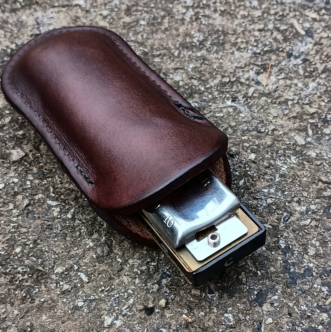 Leather Harmonica Pocket Holder