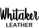 Whitaker Leather custom leather logo guitar straps, holsters, belts, gifts