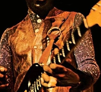 Superfly Tribute Guitar Strap Western Historically Accurate With Suede Liner Adjustable
