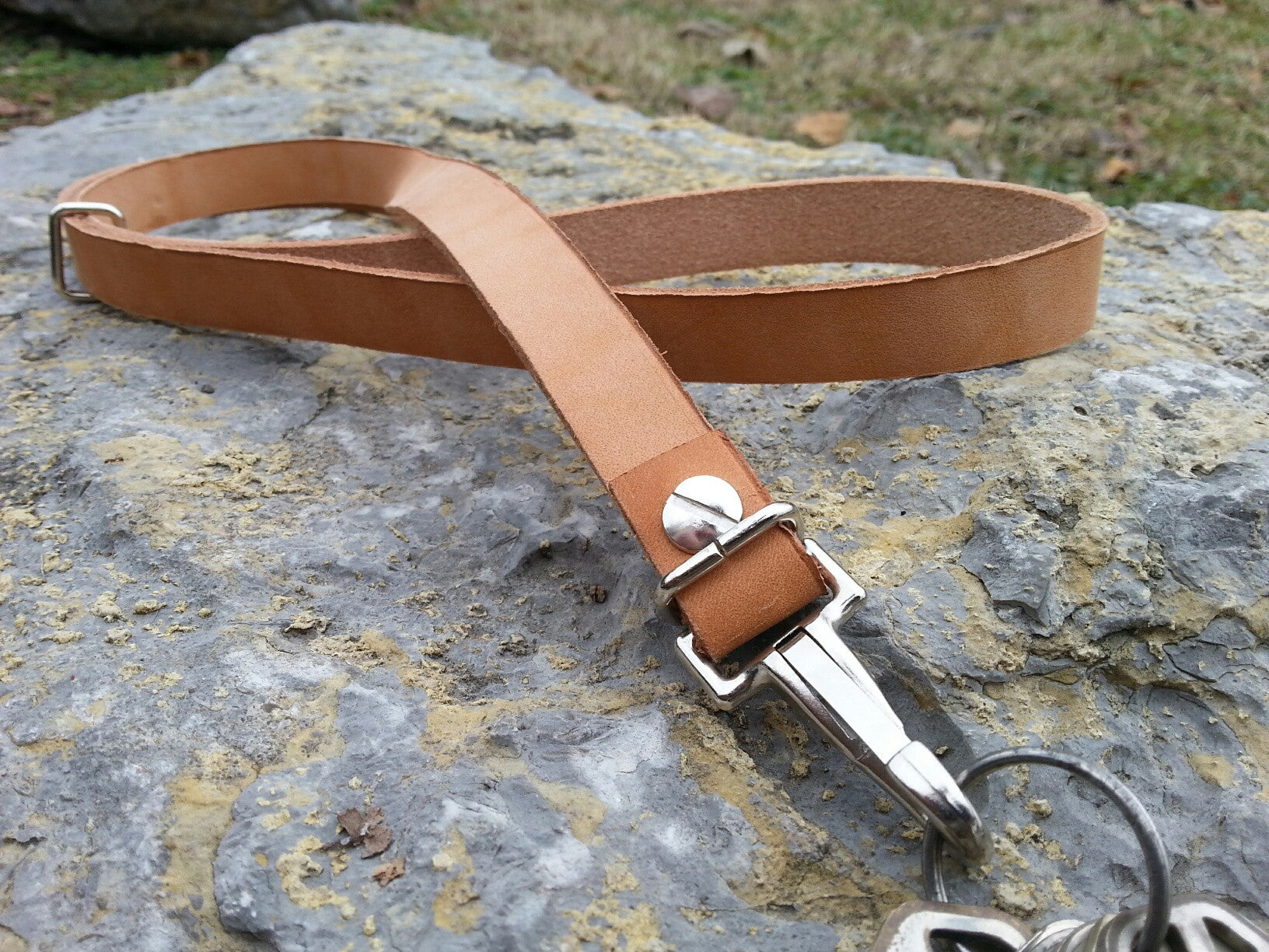 Classic Leather Lanyard