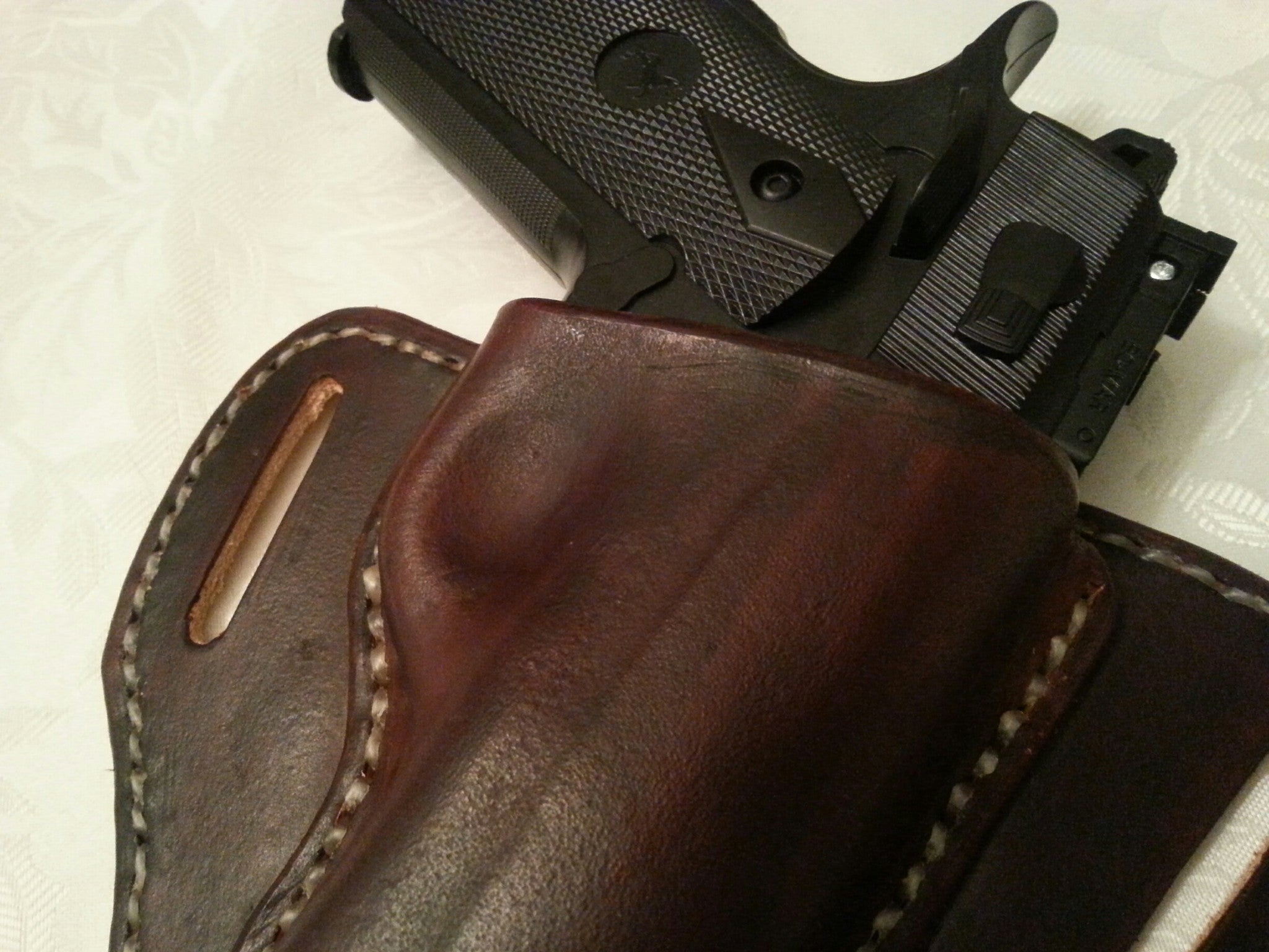 Custom Leather Pancake Holsters