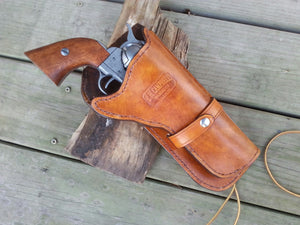 Lawman Western Holster with Leg Ties - Up to 7 1/2 inch Barrels