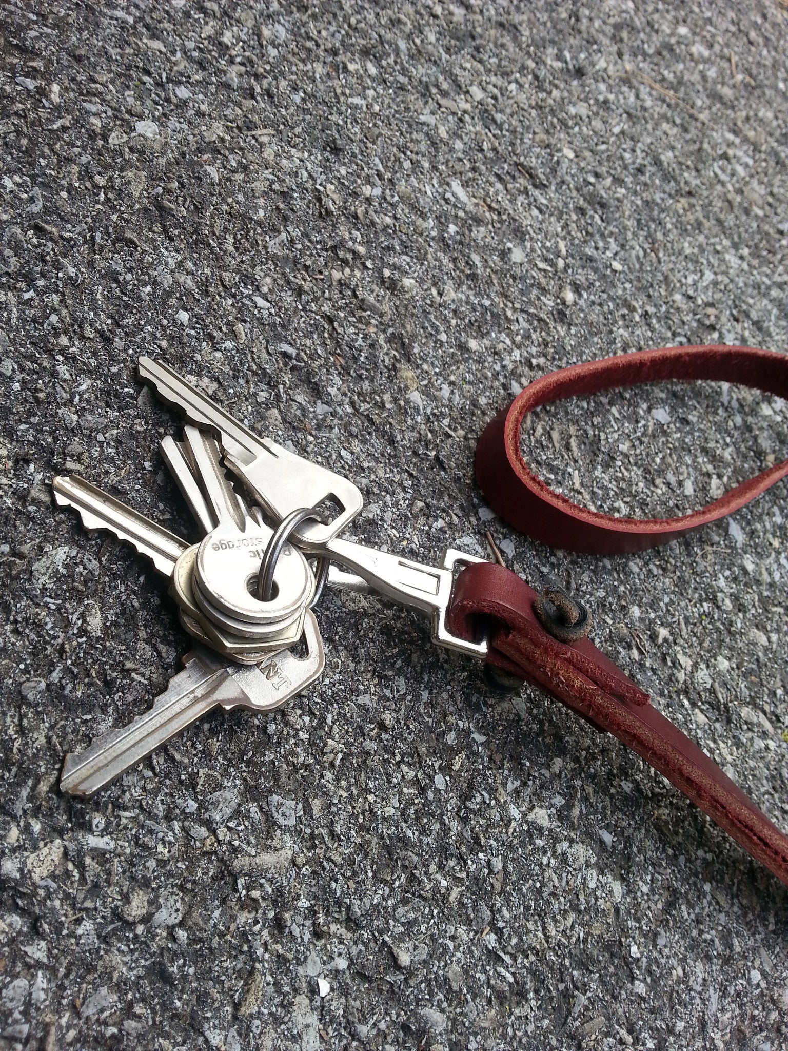 Leather Lanyard With Western Rein Style Knot End
