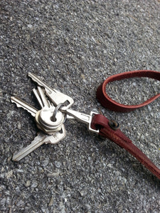 Leather Lanyard With Western Rein Style Knot End