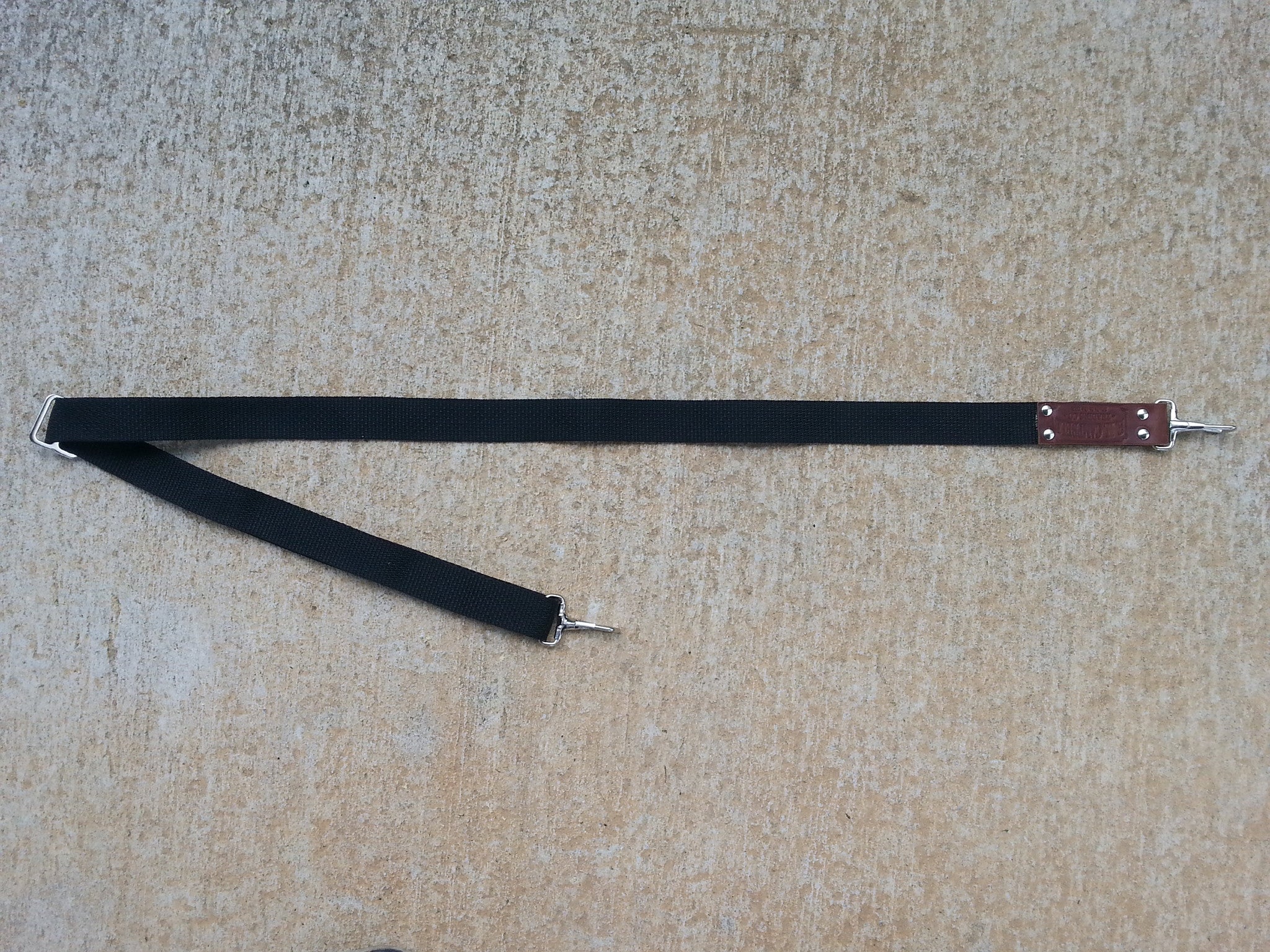 Rifle Sling - Leather and Nylon Universal Fit Sling