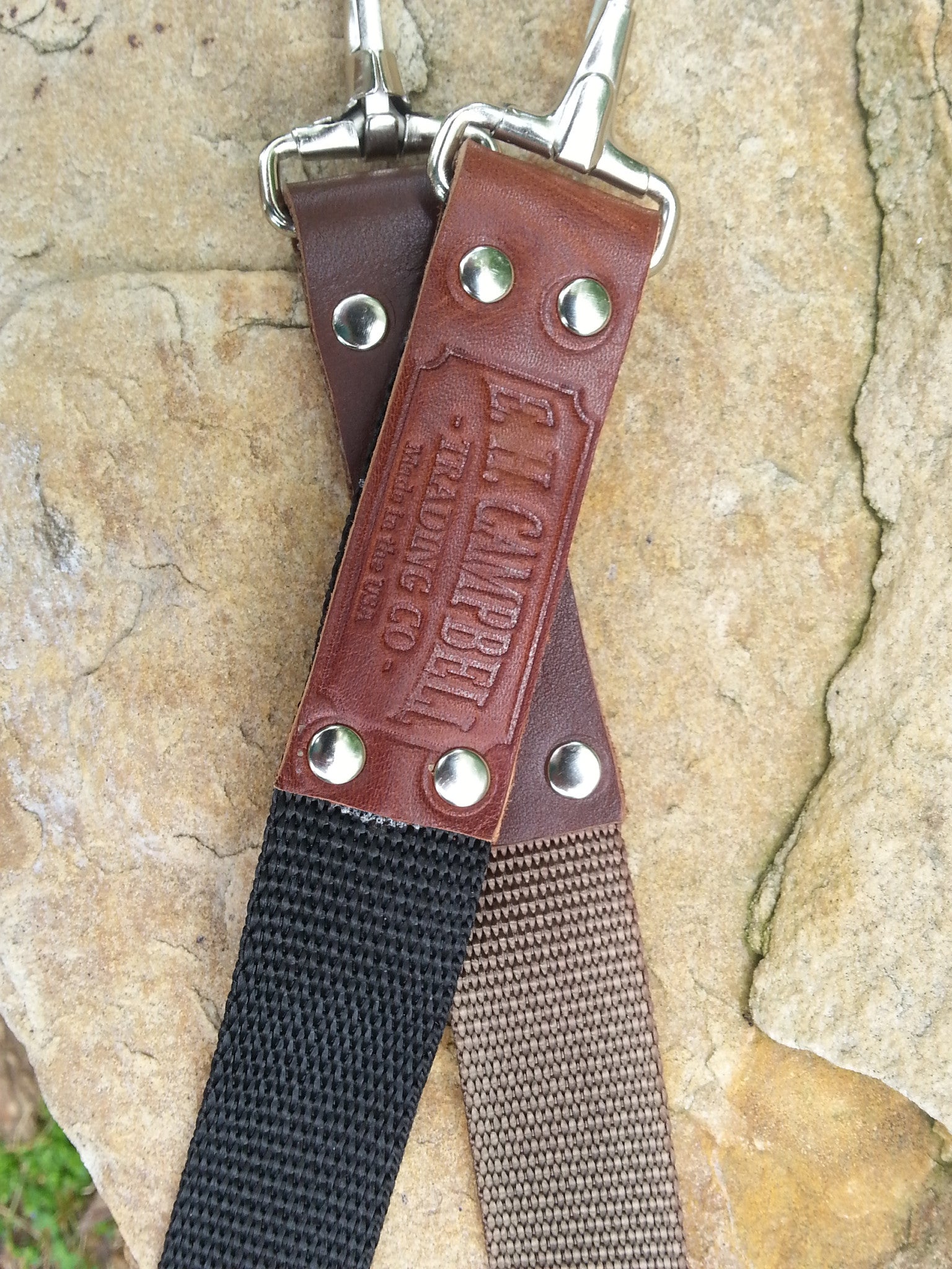 Rifle Sling - Leather and Nylon Universal Fit Sling