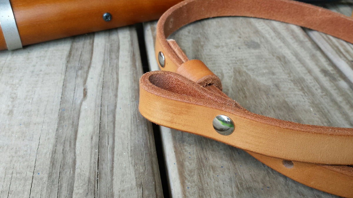 Rifle Sling - Adjustable Western Style with Loops and Stitching ...