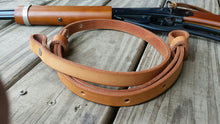 Rifle Sling - Adjustable Western Style with Loops and Stitching