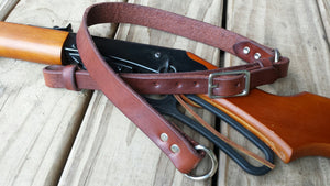 Two Piece Western Style Sling with Free Hand Stamped Letter Initials