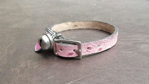 Rustic and Ostrich Print Small Dog Collars