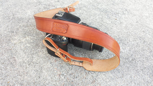 Adjustable Rustic Leather Camera Strap