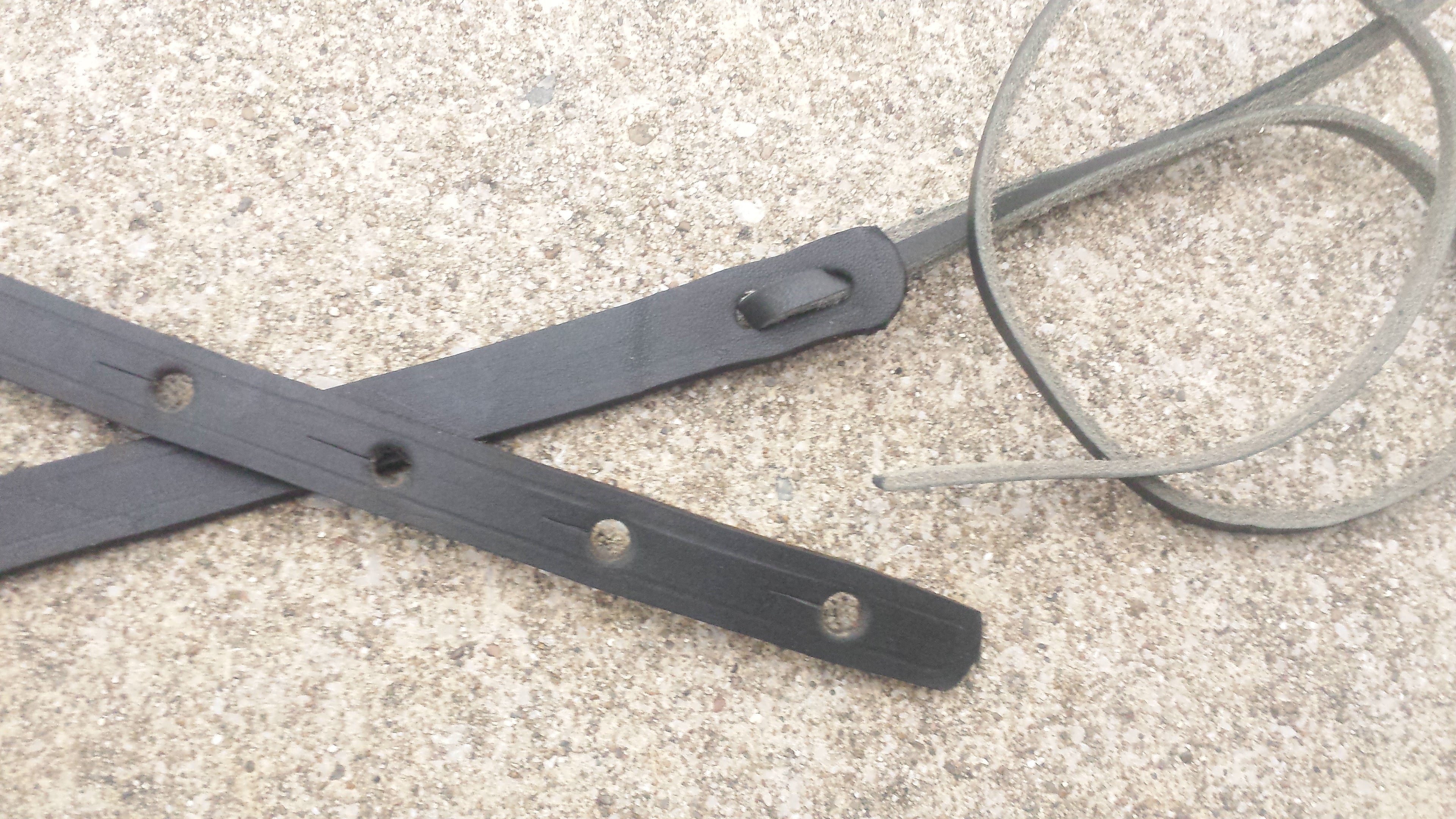 Vintage Rock Economy Leather Guitar Strap