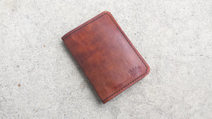 Leather Tall Bi-Fold Wallet - No. 102