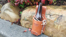 Leather Beer Holster with Opener Perfect Gift, Christmas, Oktoberfest, Father's Day