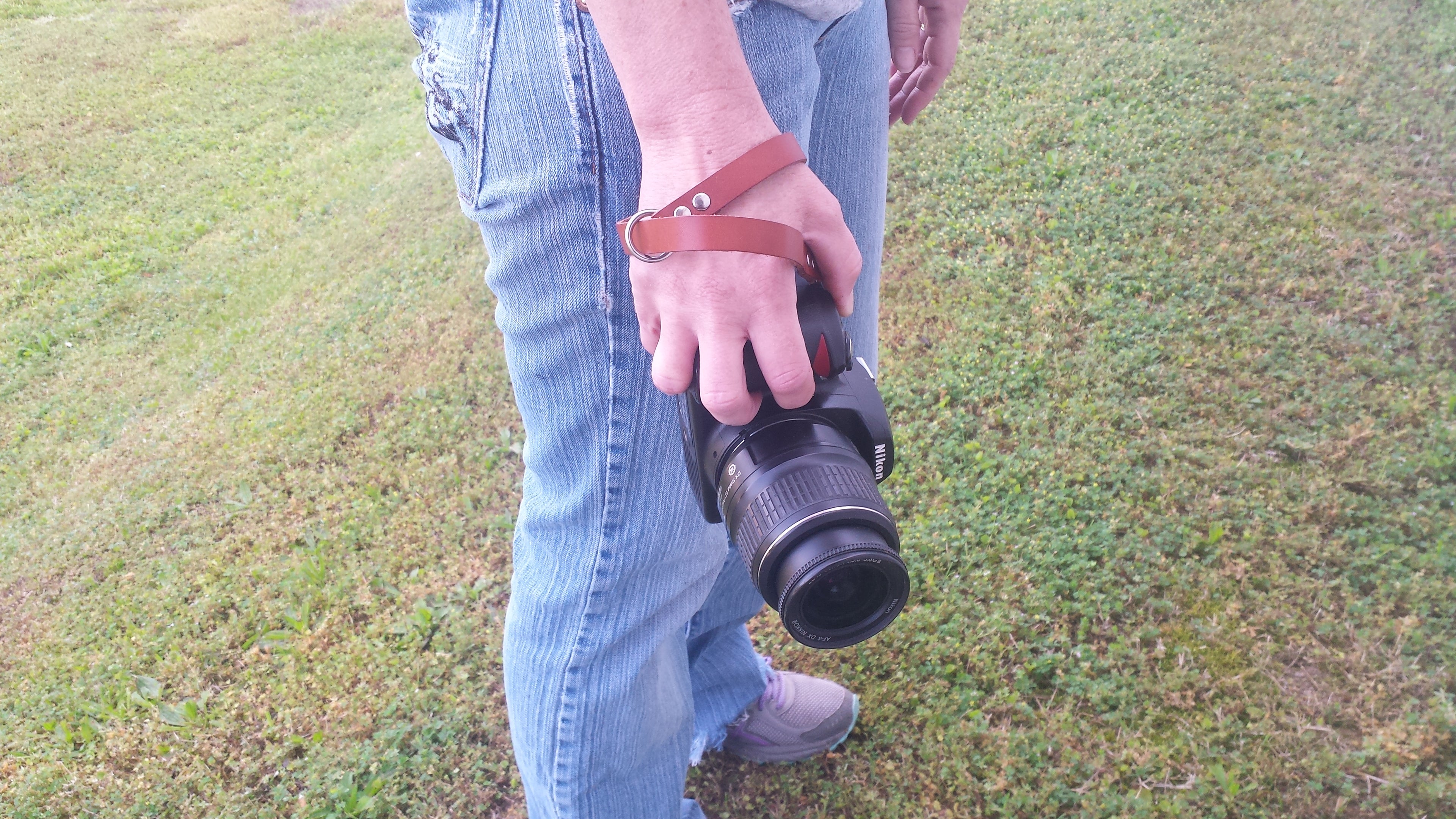 Whitaker Leather Wrist Camera Strap