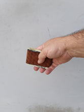 Leather Magnetic Money Clip - Hand Made in the USA