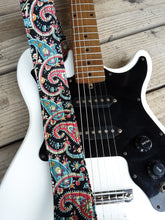 Whitaker Leather Paisley Classic Guitar Strap with Leather Ends