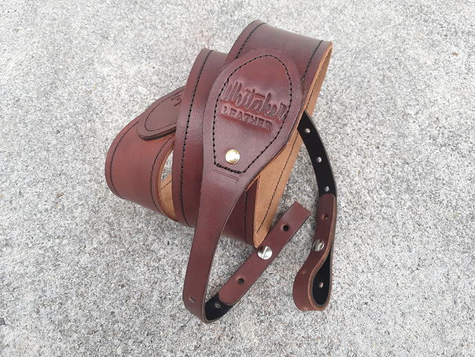 Handmade Leather Banjo Strap Bluegrass Style