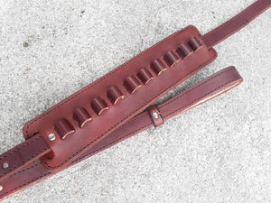 Whitaker Leather Custom Ammo Shoulder Pad for Rifle Sling