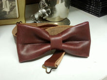 Latigo Leather Bow Tie