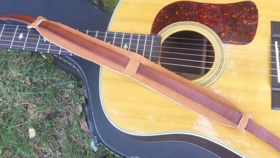 Economy Leather Guitar Strap