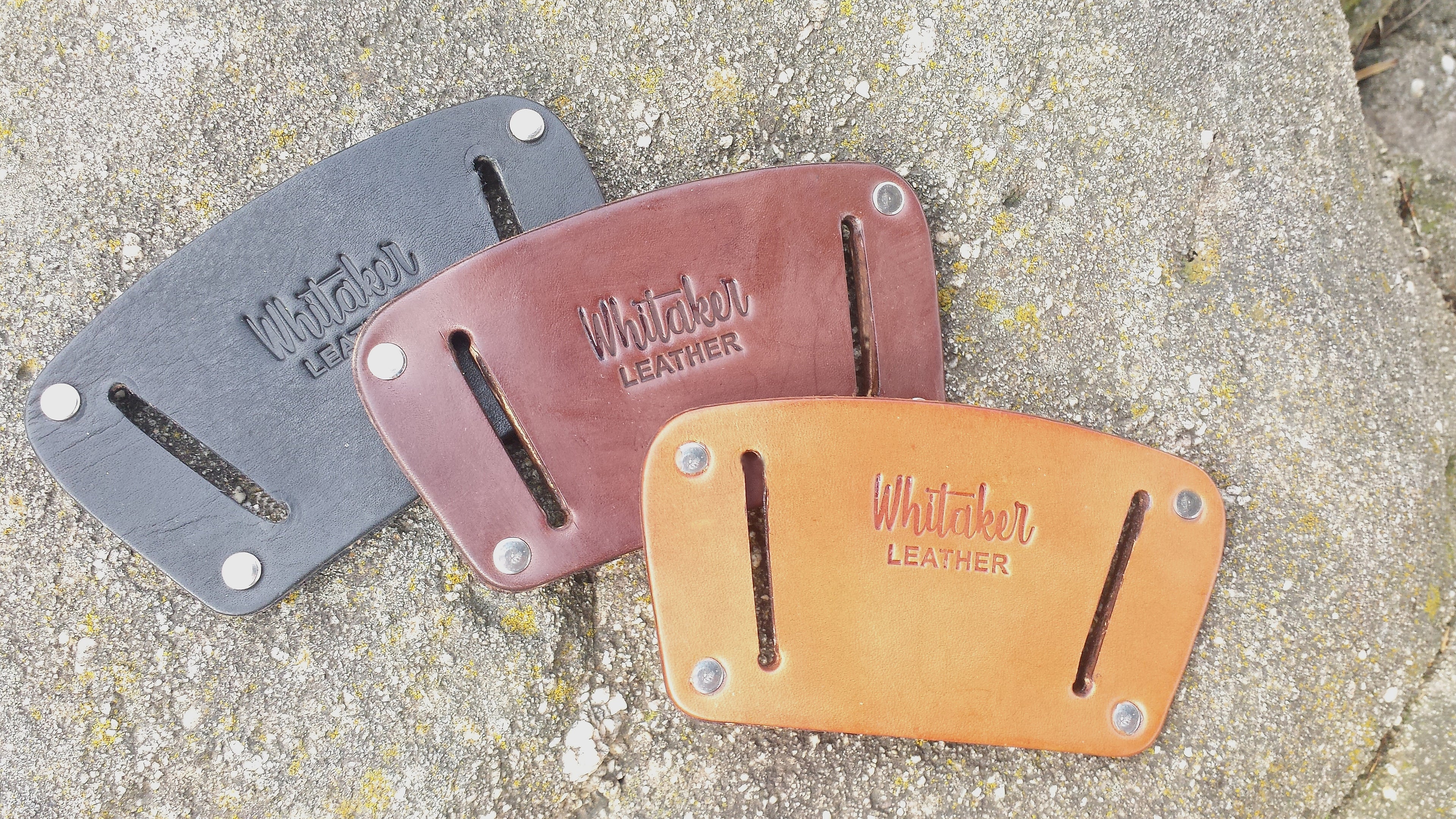 Easy Fit Belt Slide Leather Holster - LARGE or SMALL, Handmade in USA
