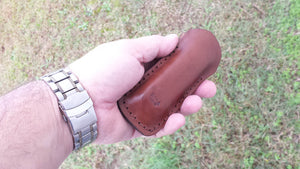 Leather Harmonica Pocket Holder