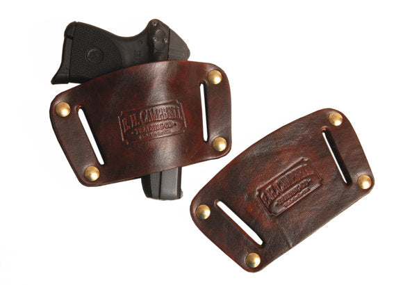 Handmade Leather Holster Belt Slide- SMALL or Medium