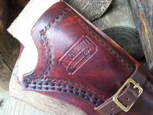 Double Stitched Western Leather Holster with Leg Ties - 22 & similar