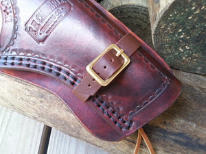 Double Stitched Western Leather Holster with Leg Ties - 22 & similar