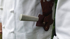 Tilt Forward Chef Knife Field Guide Knife Shoulder Harness Sheath