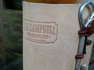 Leather Beer Holster with Opener Perfect Gift, Christmas, Oktoberfest, Father's Day