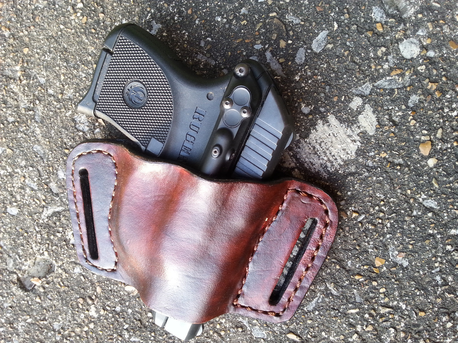 Handmade Leather Pancake Holster for Semi-Automatic Pistols - Three Sizes - Perfect Gift for Father's Day, Christmas, or Birthday!