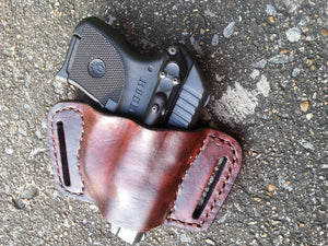 Handmade Leather Pancake Holster for Semi-Automatic Pistols - Three Sizes - Perfect Gift for Father's Day, Christmas, or Birthday!
