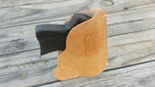 Handmade Leather Concealment Pocket Holster for 380/38, Compact 9MM, 22 and like Pocket or Purse Concealment Pistol Carry, Perfect Gift!