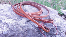 Handmade 6 foot Leather Reins with Latigo Leather Tied Ends.  6' (feet) long Perfect Gift for Equine Lover Horse Back Riding Made in the USA