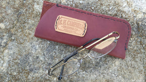 Leather Eyeglass Holder / Case, Handmade in USA, Western, Southwestern, Mother's Day Gift, Birthday Gift, Eyeglasses or Sunglasses