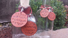 Leather Whiskey, Whisky, Bourbon, Liquor Label Tag Fathers Day Gift, Man Cave, fits bottles, decanters, Kentucky & Tennessee Cough Syrup