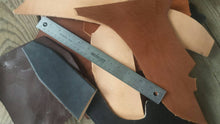 SALE! 6 to 7 plus Pounds Scrap Leather - Med Sized Pieces, Remnants, Scraps, for Crafts, Jewelry, Camp, Hobbies, Leather Working