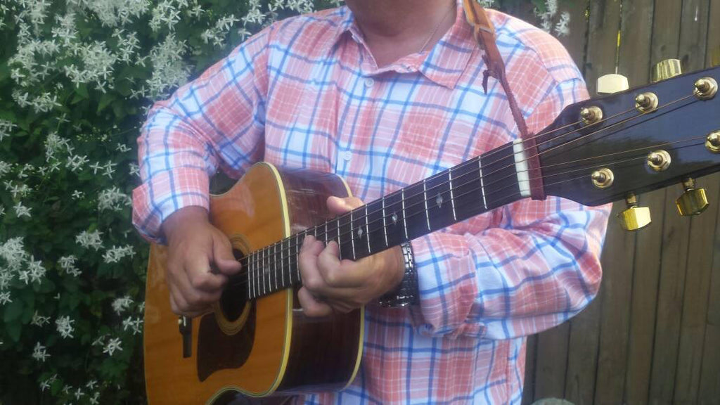 Rustic Bluegrass Style Guitar Strap