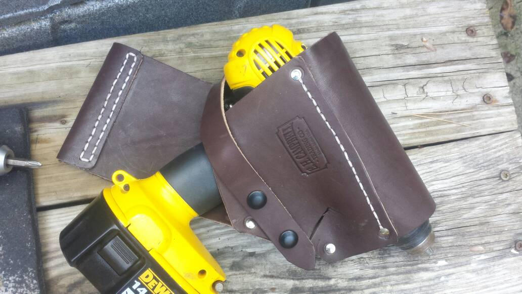 Handmade Leather Holster for Cordless Drill Perfect Gift for Dad, Husband Boyfriend Wife Girlfriend Christmas. Custom leather made in USA