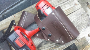 Handmade Leather Holster for Cordless Drill Perfect Gift for Dad, Husband Boyfriend Wife Girlfriend Christmas. Custom leather made in USA