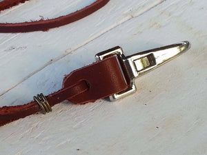 Leather String Lanyard With Western Rein Style Knot End Handmade for Mother's Day or Just as a Gift
